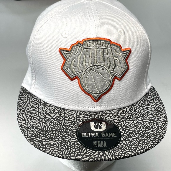 Ultra Game Other - Ultra Game NBA New York Knicks Mens Adjustable Basketball Flat Brim Hat Cap New